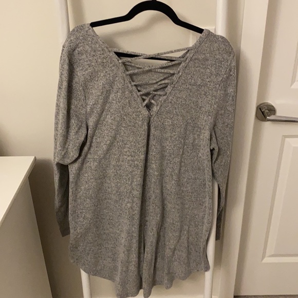 Torrid Long sleeve Grey Long sleeve - Picture 2 of 3